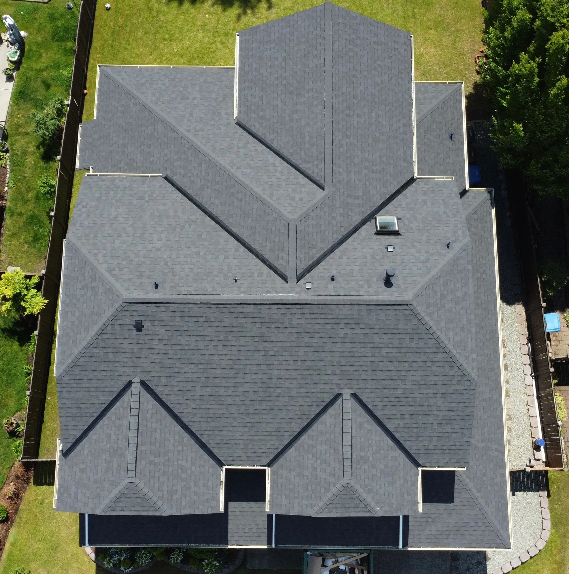 Completed roof replacement